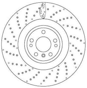 TRW DF6687S <span>тормозной диск вентилируемый</span>