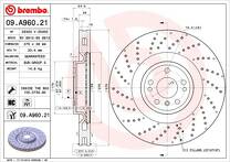 Тормозной диск Brembo Prime Line  09.A960.21