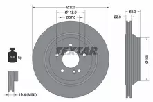 Тормозной диск Textar 92176303 для Mercedes-Benz S-Class W221 / рестайлинг
