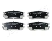 Задние тормозные колодки Japanparts  PP-W04AF