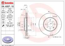 Тормозной диск Brembo Prime Line  09.A357.10