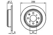 Тормозной диск Bosch  0 986 479 101