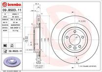 Тормозной диск Brembo Prime Line  09.B503.11