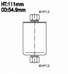 Топливный фильтр JS Asakashi  FS613J