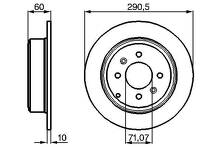 Тормозной диск Bosch  0 986 478 877