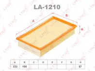 Воздушный фильтр Lynx  LA-1210