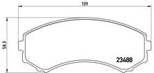 Передние тормозные колодки Brembo  P 54 029