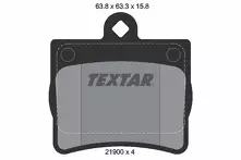 Задние тормозные колодки Textar Q+  2190003