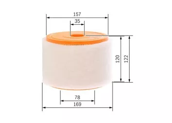 Bosch F026400289 <span>воздушный фильтр </span>