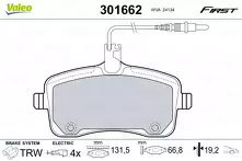 Передние тормозные колодки Valeo First  301662