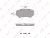 Передние тормозные колодки Lynx BD-8009 для Seat Ibiza 2 пок. / рестайлинг