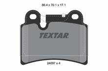 Задние тормозные колодки Textar 2409701 2409701