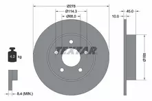 Тормозной диск Textar  92125703