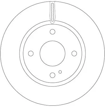 TRW DF6399 <span>тормозной диск вентилируемый</span>