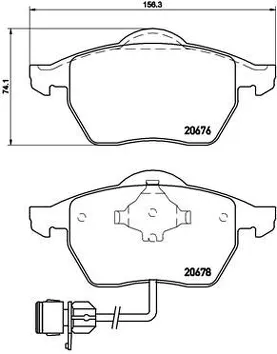 Brembo P 85 026 <span>тормозные колодки передние</span>