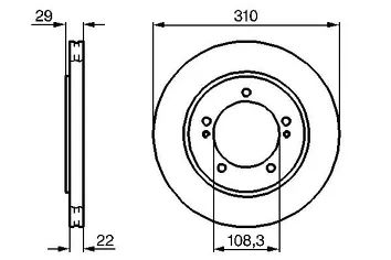 Bosch 0 986 478 839 <span>тормозной диск вентилируемый</span>