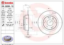 Тормозной диск Brembo Prime Line  08.6898.10