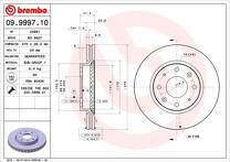 Тормозной диск Brembo Prime Line  09.9997.10