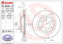 Тормозной диск Brembo Prime Line  09.B636.11