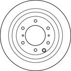 Тормозной диск TRW  DF4944S