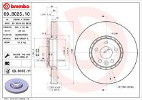 Тормозной диск Brembo Prime Line  09.B025.11