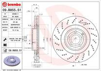 Тормозной диск Brembo Prime Line  09.B855.51
