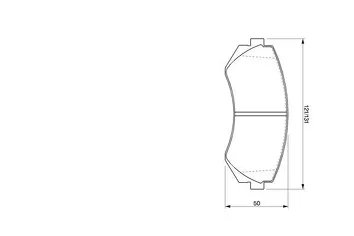Bosch 0 986 424 489 <span>тормозные колодки передние</span>