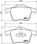 Задние тормозные колодки Brembo  P 86 019