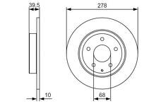 Тормозной диск Bosch  0 986 479 C22