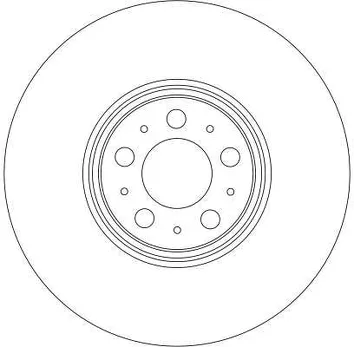 TRW DF4340S <span>тормозной диск вентилируемый</span>