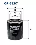 Масляный фильтр Filtron OP 632/7