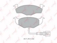 Передние тормозные колодки Lynx BD-8017 BD-8017