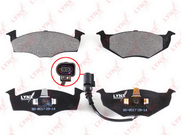 Lynx BD-8017 <span>тормозные колодки передние</span>