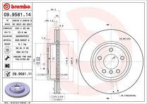 Тормозной диск Brembo Prime Line  09.9581.11
