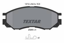 Передние тормозные колодки Textar 2329002 2329002