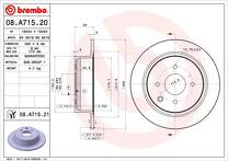 Тормозной диск Brembo Prime Line  08.A715.20