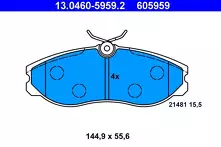 Передние тормозные колодки ATE  13.0460-5959.2