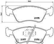 Передние тормозные колодки Brembo P 83 041 для Toyota Avensis 1 пок. / T22 / универсал / рестайлинг