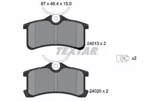 Задние тормозные колодки Textar  2401301