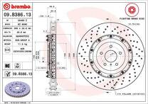 Тормозной диск Brembo Prime Line  09.B386.13