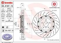 Тормозной диск Brembo Prime Line 09.A187.13 для Nissan GT-R R35