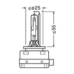Osram Xenarc Original D1R 4300k  66150
