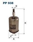 Топливный фильтр Filtron PP 938 PP 938