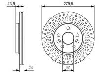 Тормозной диск Bosch  0 986 479 S66