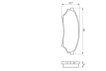 Bosch 0 986 424 713 <span>тормозные колодки передние</span>