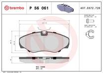 Передние тормозные колодки Brembo  P 56 061