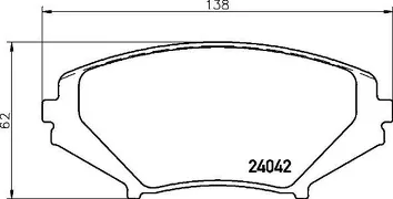 Brembo P 49 034 <span>тормозные колодки передние</span>