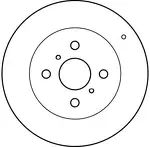Тормозной диск TRW  DF4163