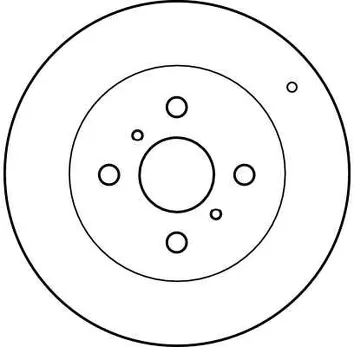 TRW DF4163 <span>тормозной диск вентилируемый</span>