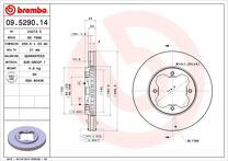 Тормозной диск Brembo Prime Line  09.5290.14